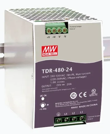 MEAN WELL TDR-480-24 Transformadores y Fuentes de Poder TDR-480-24