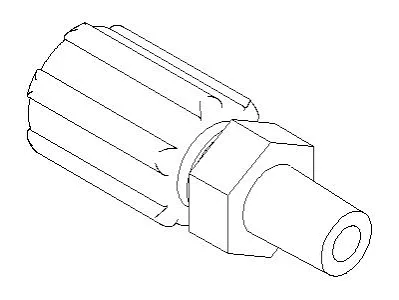 Entegris C6-6FN-1 Adaptadores y Conectores C6-6FN-1