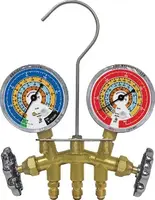 Mastercool 33503 Manifold laton 2 vias R600a R290 R134a con manometros