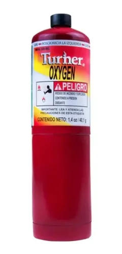 TURNER OX9C 1801E - CILINDRO DE OXIGENO ROJO