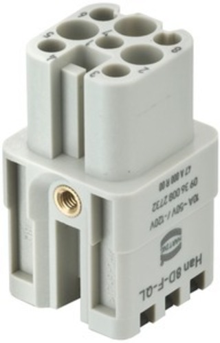 Harting 09360082732 Conector de servicio pesado Han Quick Lock insert