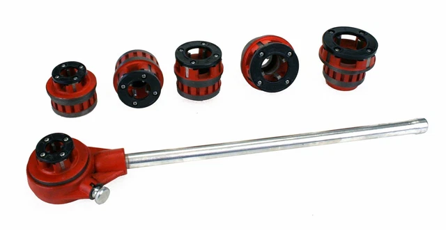 Toledo Pipe 12R 36475 Roscador de trinquete expuesto, 1/2-2 pulgadas, compatible RIDGID 700