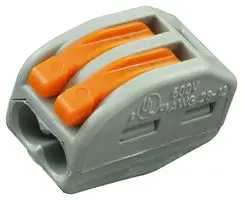 Wago 222-412 Conector de empalme, 2 conductores, 400V, 32A